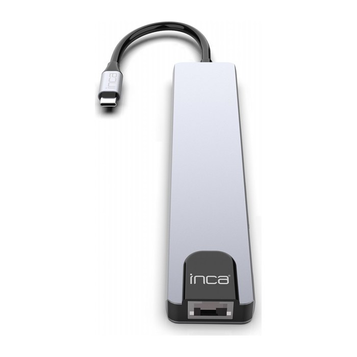 INCA Adapter ITPC-7T Typ C > 3XUSB-A, 1xRJ45, 1000mbps