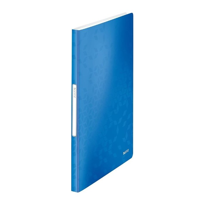LEITZ WOW Sichtbuch DIN A4, 40 Hüllen blau-metallic, 1 St.