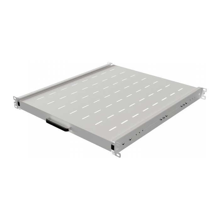 LANBERG 19" Fachboden 1U 445x500mm, max. 35kg, ausziehbar gr