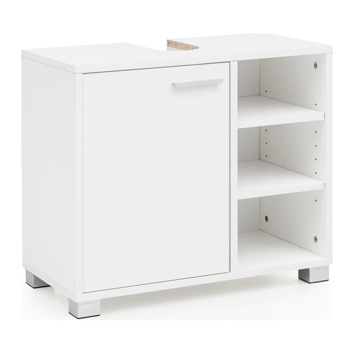 WOHNLING Waschbeckenunterschrank WL5.341 weiß 60,0 x 32,0 x 55,0 cm