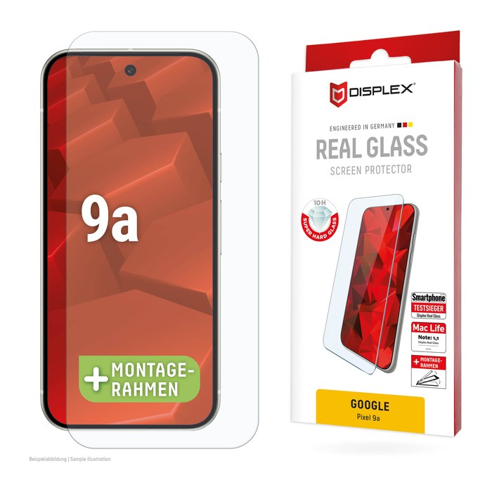 DISPLEX® Real Glass Display-Schutzglas für Google Pixel 9a