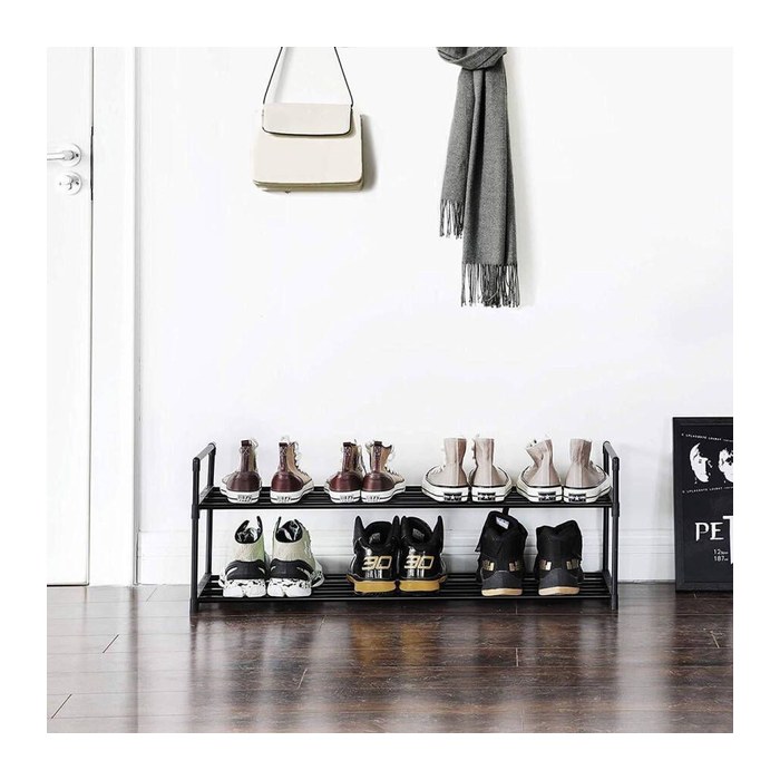 SONGMICS Schuhregal schwarz 92,0 x 30,0 x 33,0 cm, 1 St.