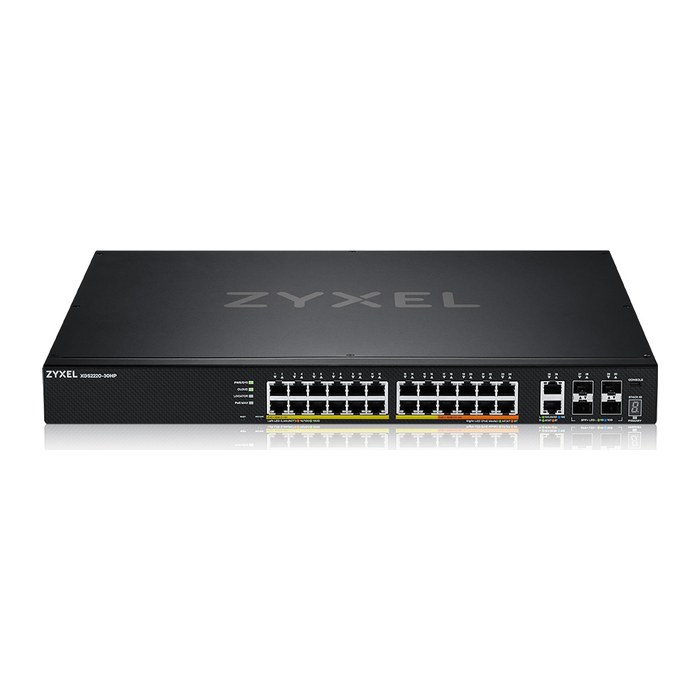 Zyxel XGS2220-30HP Layer3 Access Switch, 400W PoE, 2x10Multi