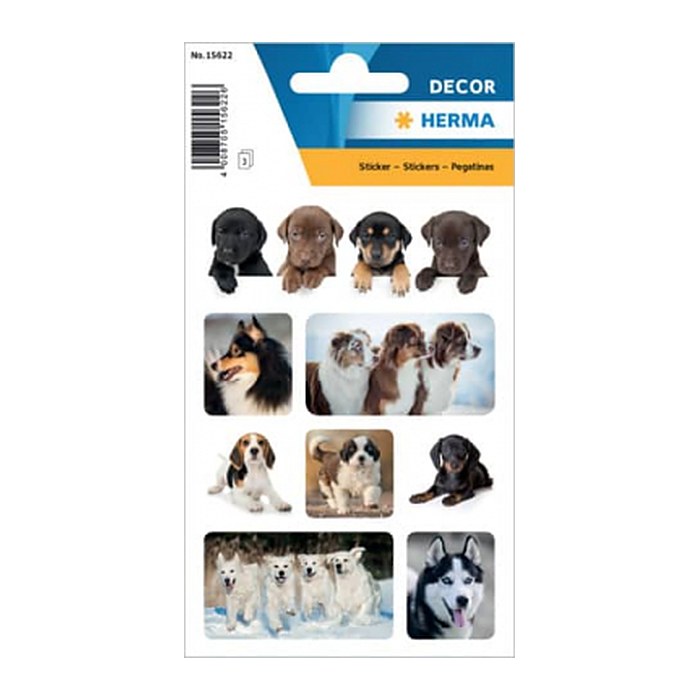 HERMA Aufkleber Hunde, 24 Etiketten