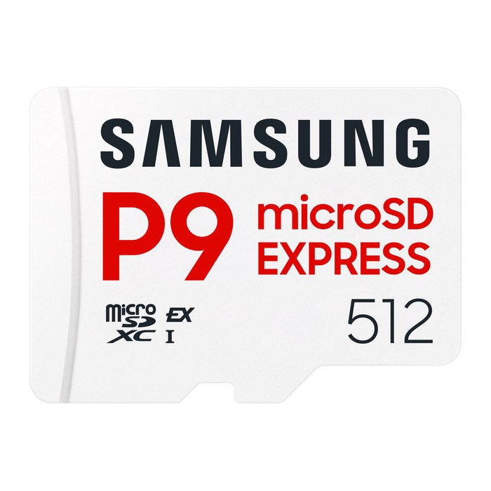 SD MicroSD Card 512GB Samsung SDXC P9 Express (Class10) retail