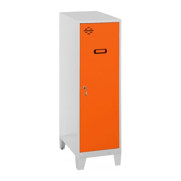Simonrack Spind SIMONLOCKER DISM grau, orange 8425437122040, 1 Schließfach 40,0 x 50,0 x 101,5 cm