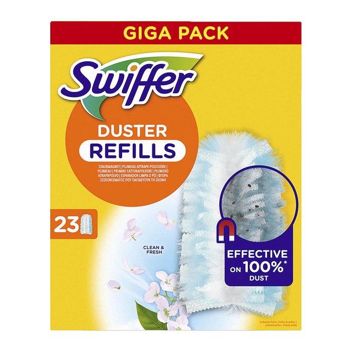 Swiffer DUSTER REFILLS GIGA PACK Staubfangtücher Mikrofaser, 23 St.