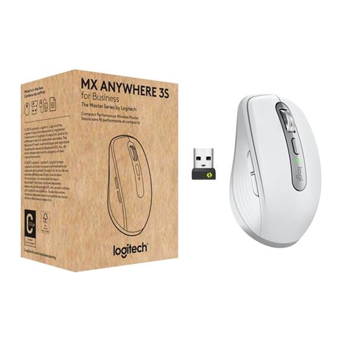 Logitech Wireless Mouse MX Anywhere 3S f. Business pale grey