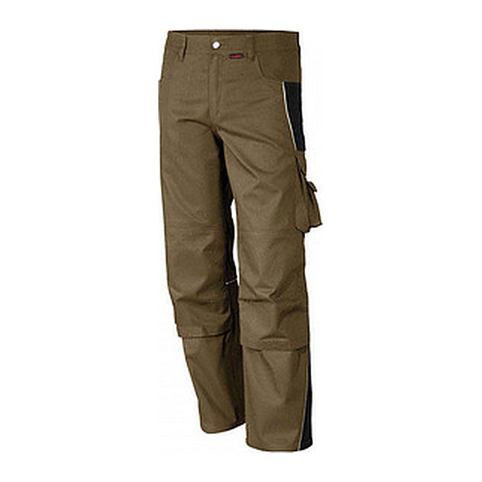 QUALITEX® Herren Arbeitshose „pro mg 245“ khaki/schwarz Größe 54