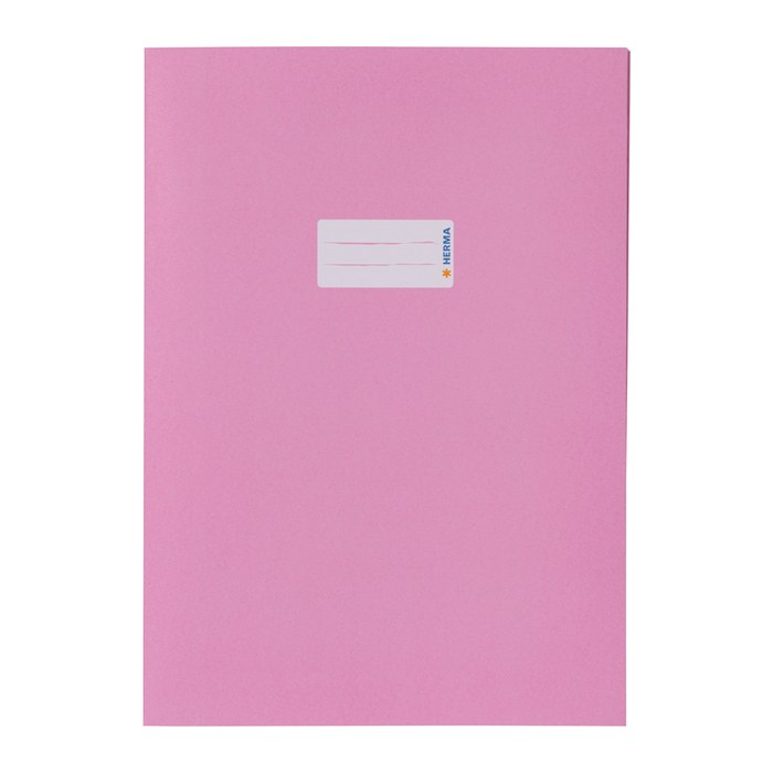 HERMA Heftumschlag glatt rosa Papier DIN A4, 1 St.