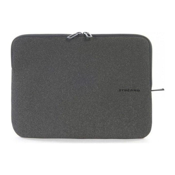 TUCANO Laptoptasche MELANGE Sleeve Kunstfaser grau BFM1314-BK bis 35,6 cm (14 Zoll)