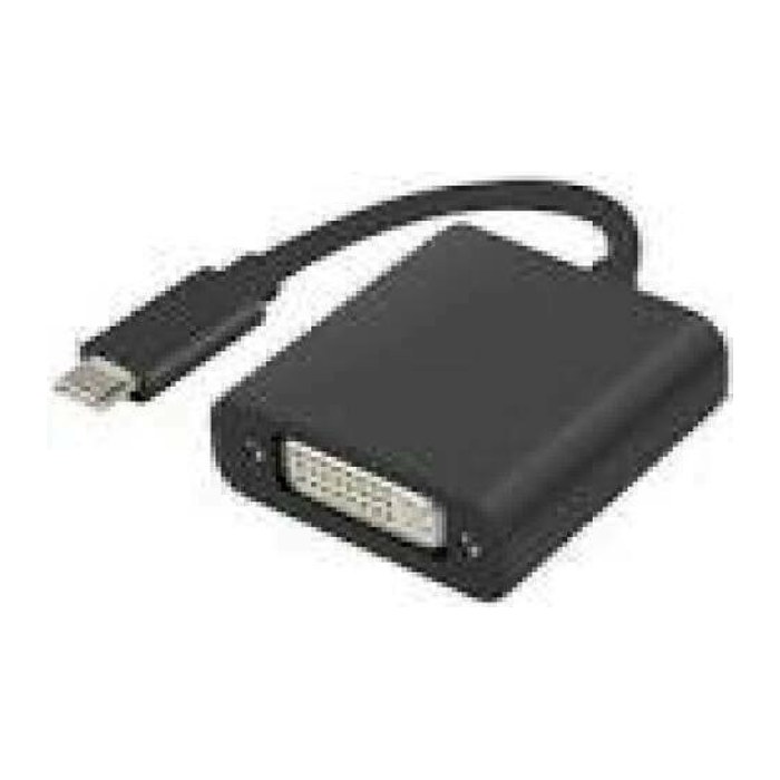 LANBERG USB-C(M)3.1->HDMI(F) Kabel 0,15m schwarz