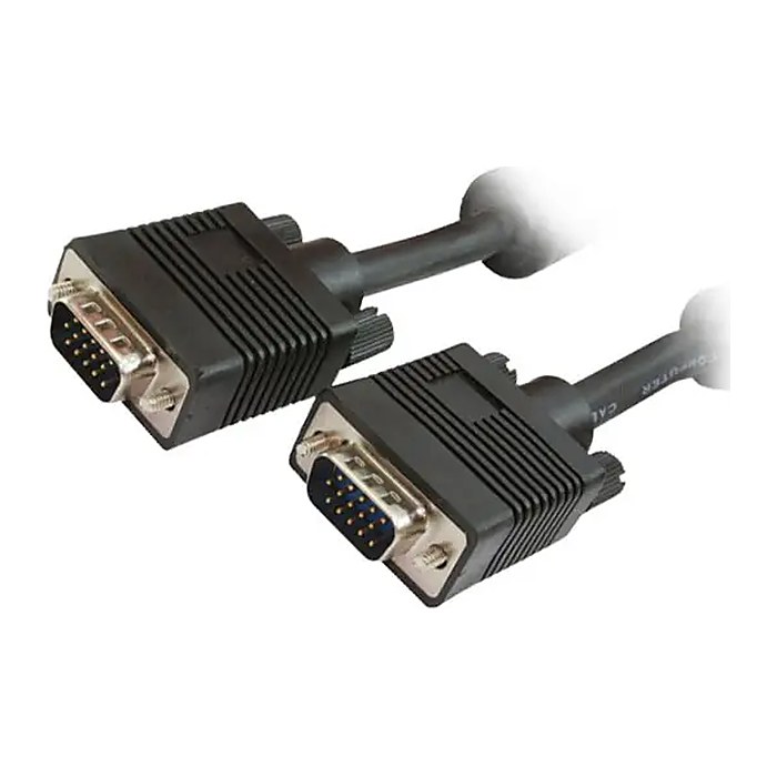 MediaRange VGA-Kabel Anschl. HD 15pin St/St 20.0m schwarz
