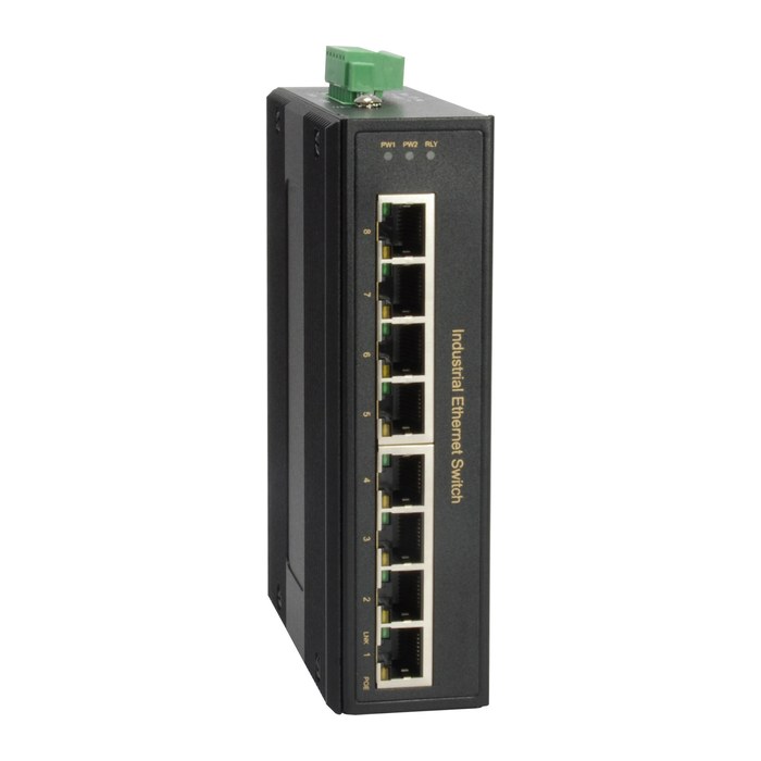 LevelOne Industr.PoE+Switch 8xGE PoE 200W unmanaged Metall