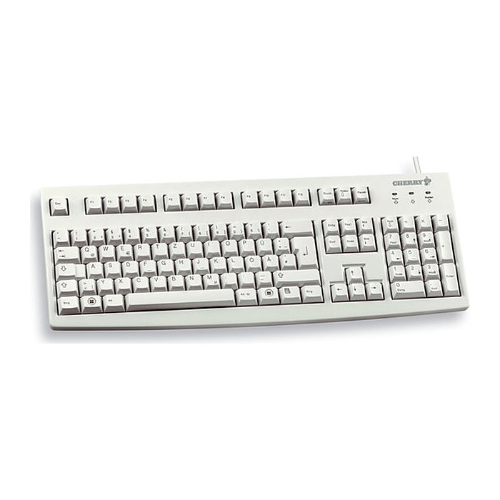 CHERRY G83-6104 KB NTK Tastatur Wired EU hellgrau