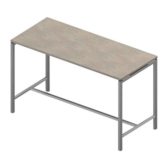 Quadrifoglio Stehtisch Creo beton rechteckig, 4-Fuß-Gestell alu, 180,0 x 80,0 x 107,0 cm
