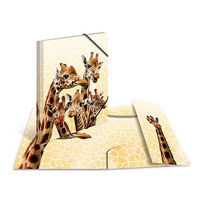 HERMA Sammelmappen DIN A4 Giraffen, 3 St.