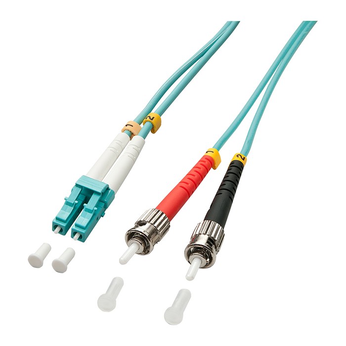LINDY LWL-Duplexkabel LC/ST OM3 15m 50/125æm Multimode
