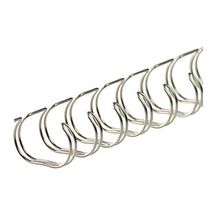 LMG Drahtbinderücken silber für 120 Blatt, 50 St.