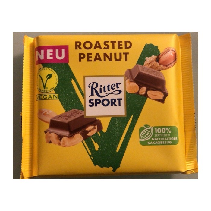 Ritter SPORT Roasted Peanut Schokolade 100,0 g, 1 St.