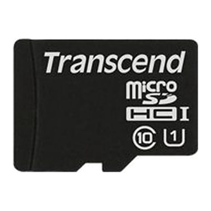 SD microSD Card 16GB Transcend SDHC UHS1 w/adapter
