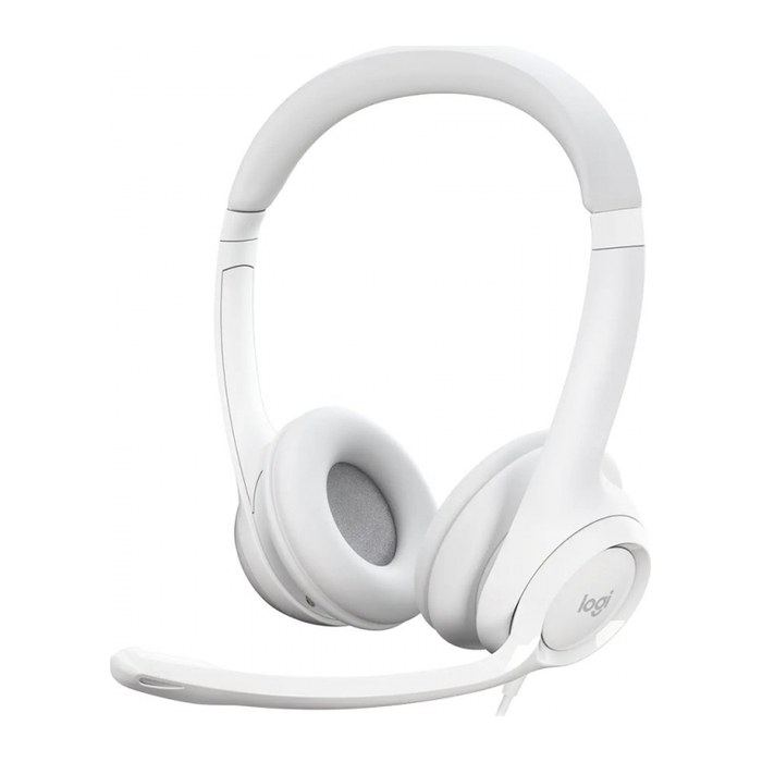 Logitech H390 USB-Headset grau, weiß