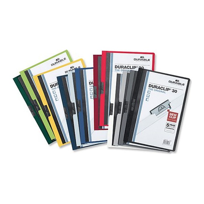 DURABLE Klemmhefter DURACLIP hellblau, 25 St.