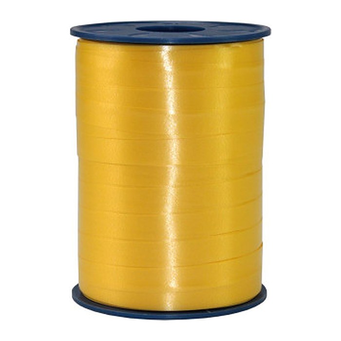PRÄSENT Geschenkband AMERICA matt gelb 10,0 mm x 250,0 m