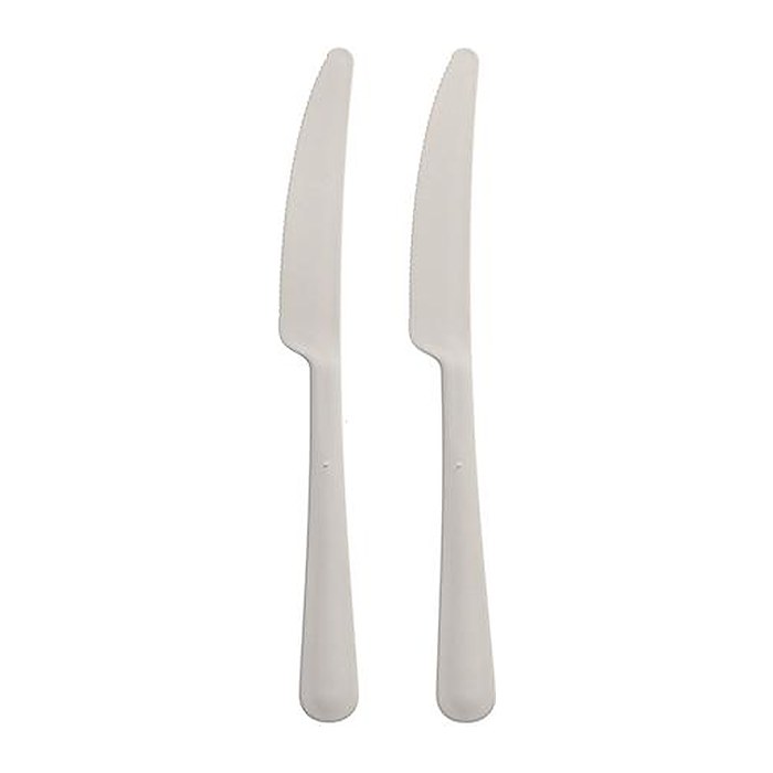 circulware RESBONSIBLES Mehrweg-Messer, Kunststoff weiß, 200 St.