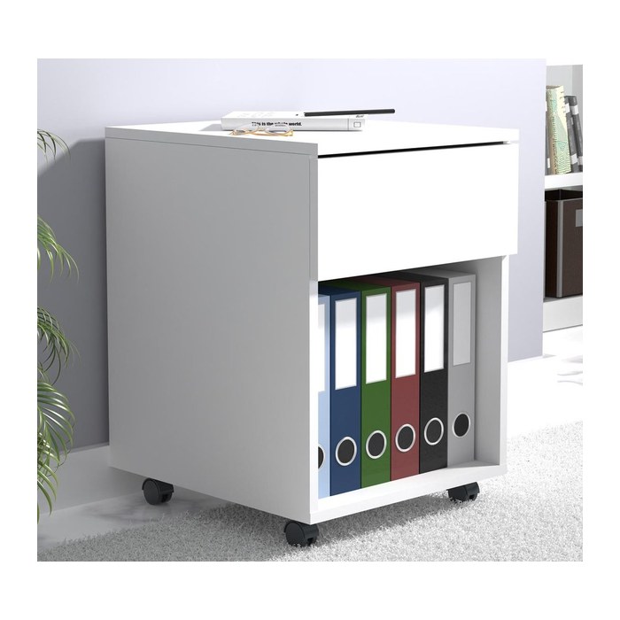 VCM my office Dasola Rollcontainer weiß 1 Auszug 39,0 x 45,0 x 55,0 cm