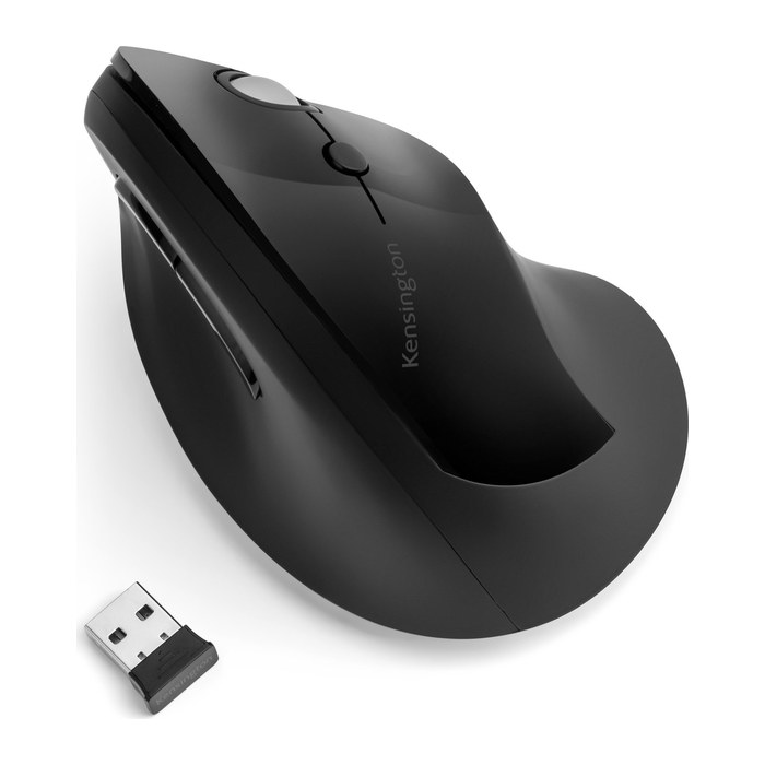 Kensington Pro Fit Ergo Maus vertikal, kabellos, schwarz