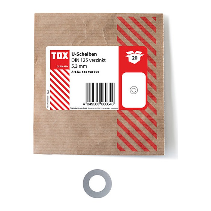 TOX Unterlegscheiben 133490753 5,3 mm, 20 St.