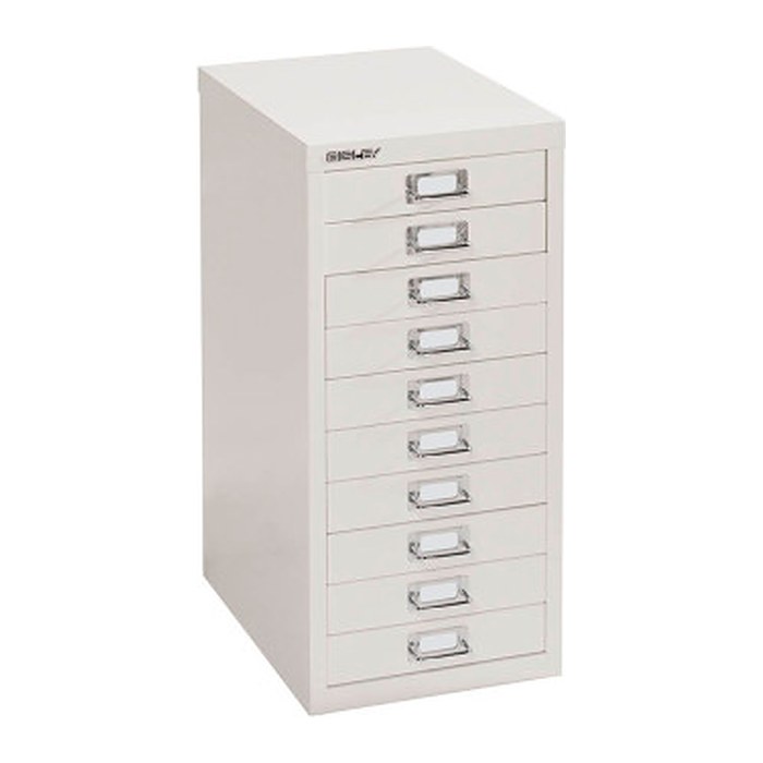BISLEY MultiDrawer™ L2910 Schubladenschrank verkehrsweiß 10 Schubladen 27,8 x 38,0 x 59,0 cm, 1 St.