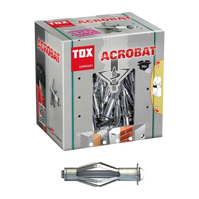 TOX ACROBAT 035101061 Hohlraumdübel Ø 5 mm x 37 mm, 50 St.