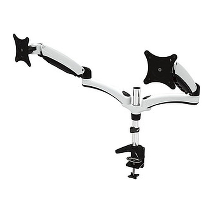 JENIMAGE Monitor-Halterung FD230TK JI-FD230TK weiß, schwarz für 2 Monitore, Tischklemme
