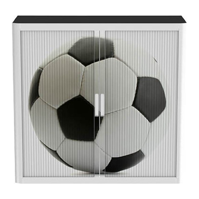 PAPERFLOW easyOffice Rollladenschrank Ball ohne Fachböden 110,0 x 41,5 x 104,0 cm