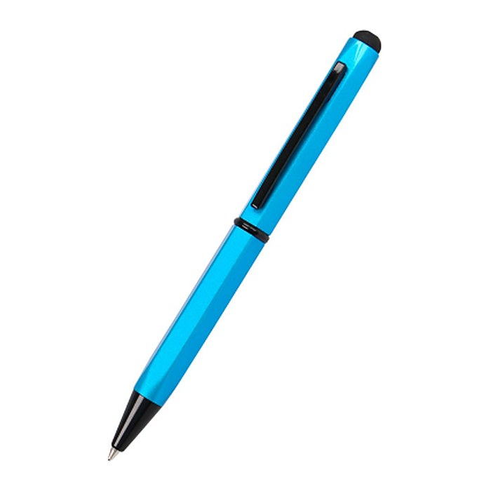 ONLINE® Kugelschreiber Hexagon Stylus lila, Schreibfarbe: blau, 1 St.
