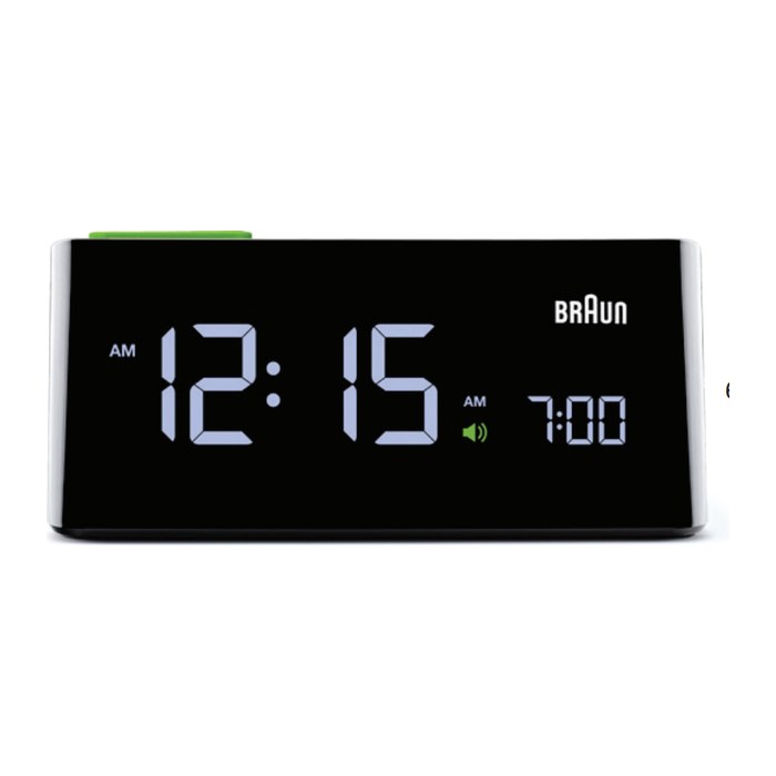 BRAUN Wecker BNC016 schwarz Kunststoff