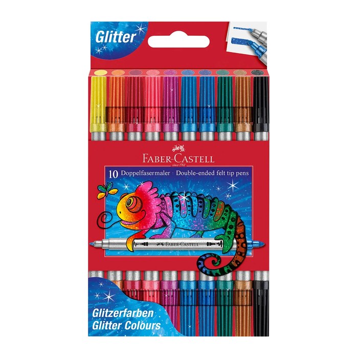 FABER-CASTELL Filzstifte farbsortiert, 10 St.