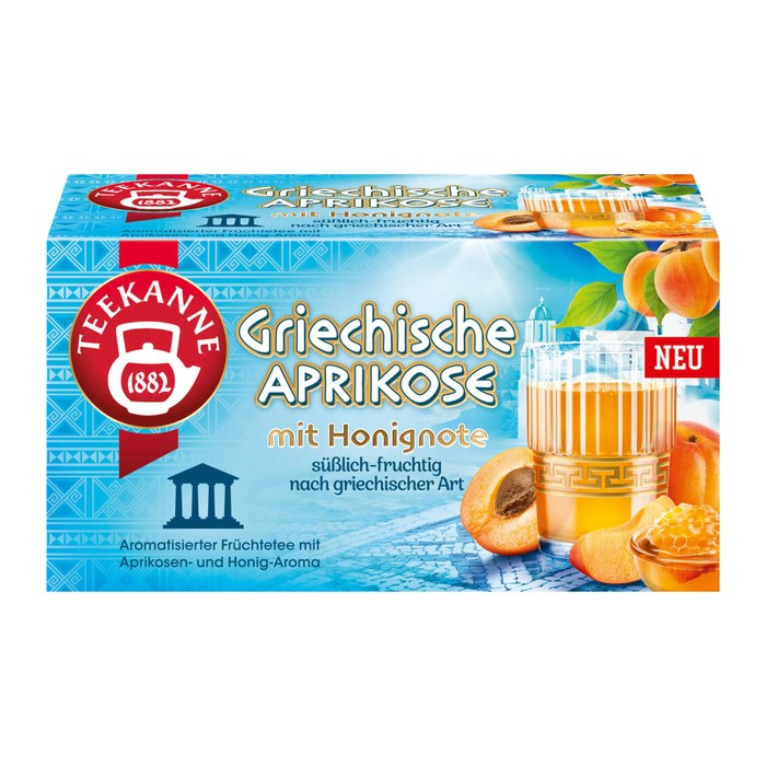 TEEKANNE Griechische Aprikose Tee 20 Portionen