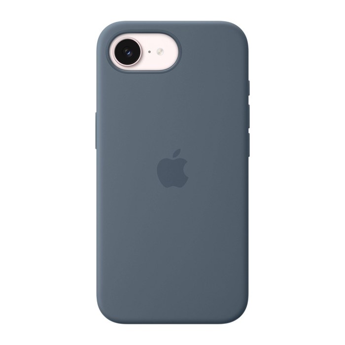 Apple Silikon Case mit MagSafe Handyhülle für Apple iPhone 17e maritimblau