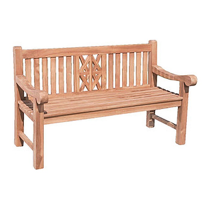 Garden Pleasure Gartenbank PANTAR 940289 braun Holz 120,0 cm