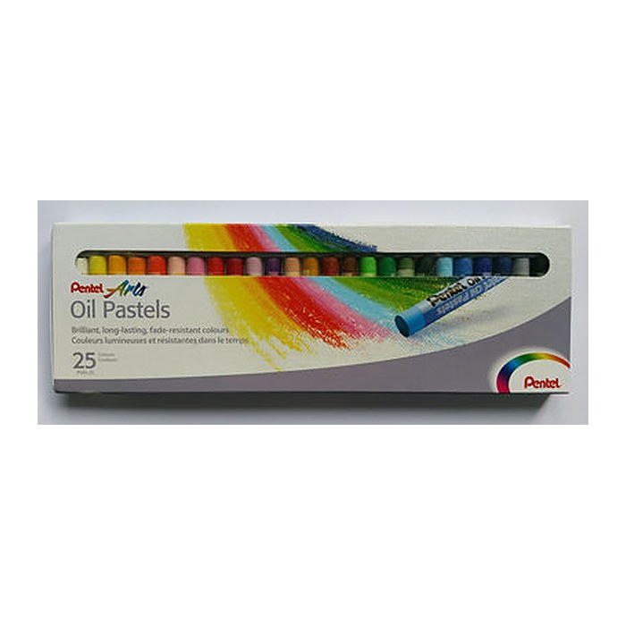 Pentel Oil Pastels Ölkreide farbsortiert 25 St.