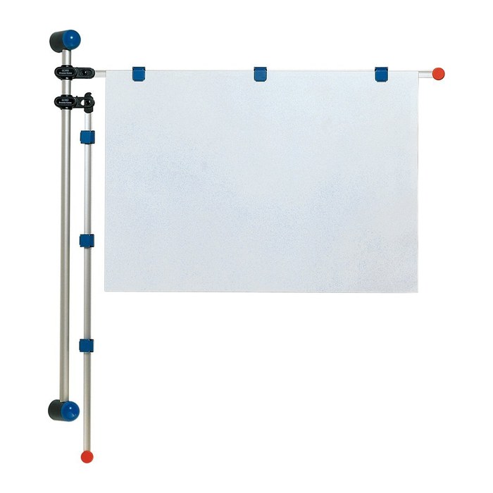 MAUL Planhalter DIN A0 silber Wandmontage, 1 St.