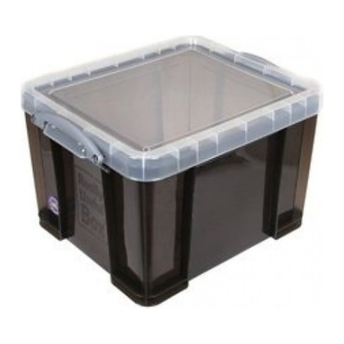 Really Useful Box Aufbewahrungsbox 35,0 l transparent, grau 48,0 x 39,0 x 31,0 cm, 1 St.