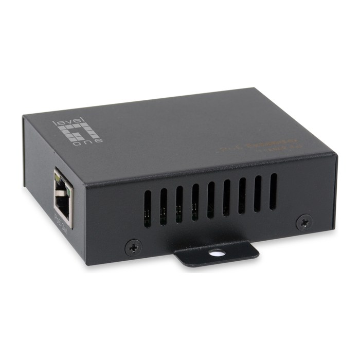 LevelOne PoE+Repeater 1xGE PoE schwarz