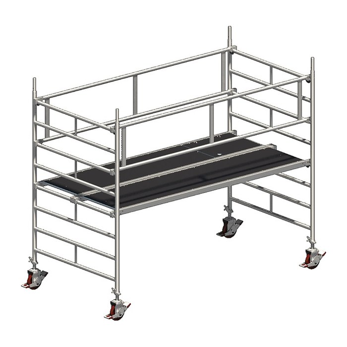 Layher Gerüst 1402 Uni Breit P2 max. Arbeitshöhe 3,20 m