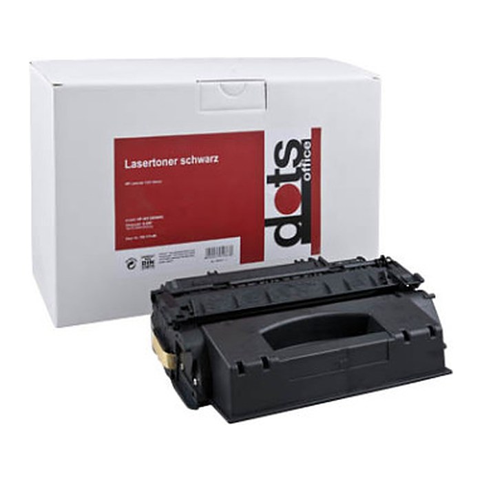 dots  schwarz Toner kompatibel zu HP 49X; Canon  708H(Q5949X;  0917B002)