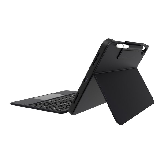 DEQSTER Smart Combo Touch Keyboard Tablet-Tastatur grau geeignet für Apple iPad 10. Gen (2022), Apple iPad 10. Gen (2024), Apple iPad (A16) (2025)