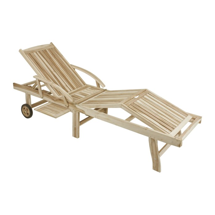 Garden Pleasure Sonnenliege JAVA natur Holz